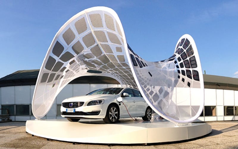 Fabric Images® Awarded For Volvo V60 Pure Tension Pavilion Manufacturing