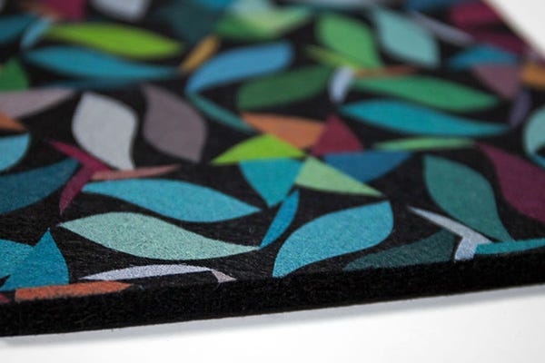 Print on Acusti-fi acoustical felt material