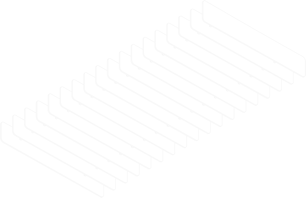 Level Baffles isometric view line drawing