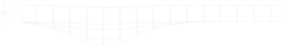 Hatch Rectangle Drop front view line drawing 