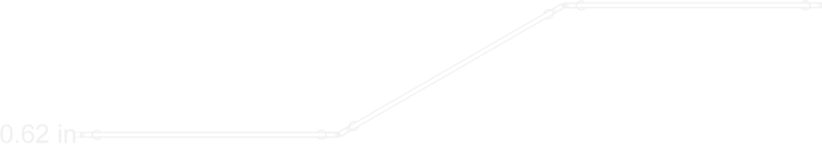 Define folding partition top view line drawing