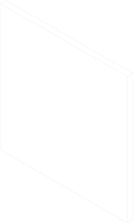 Acusti Art Box 36x36 isometric view line drawing 