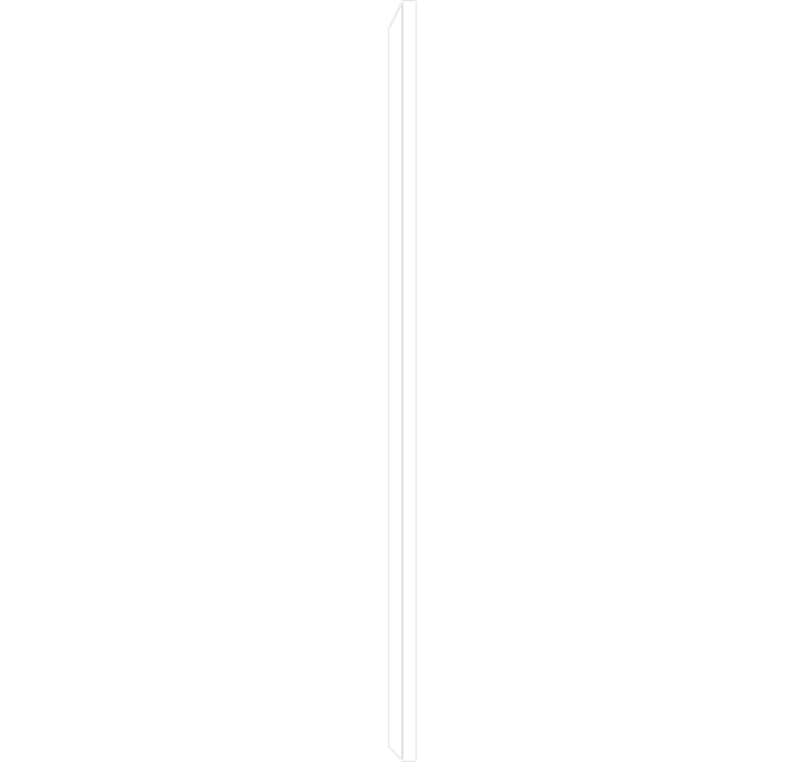 Acusti Art Box 36x36 front view line drawing 