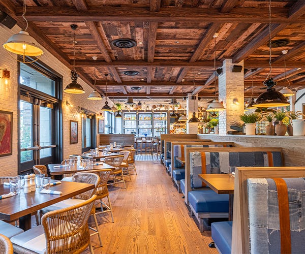 Wood grain printed acoustic ceiling