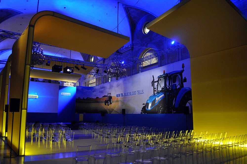 New Holland event space with modular tension fabric towers